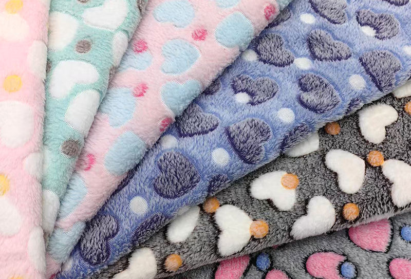230gsm 160cm Duplex flannel 3D impressum gausapo fabric