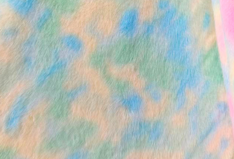 500GSM Europae creditis print irideis faux mink fabricae 500GSM Europae creditis print irideis faux mink fabricae