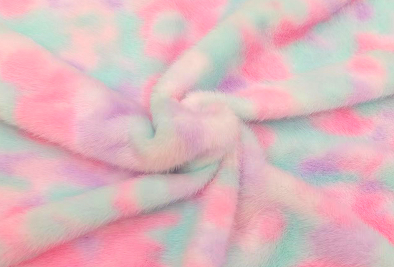 500GSM Europae creditis print irideis faux mink fabricae 500GSM Europae creditis print irideis faux mink fabricae